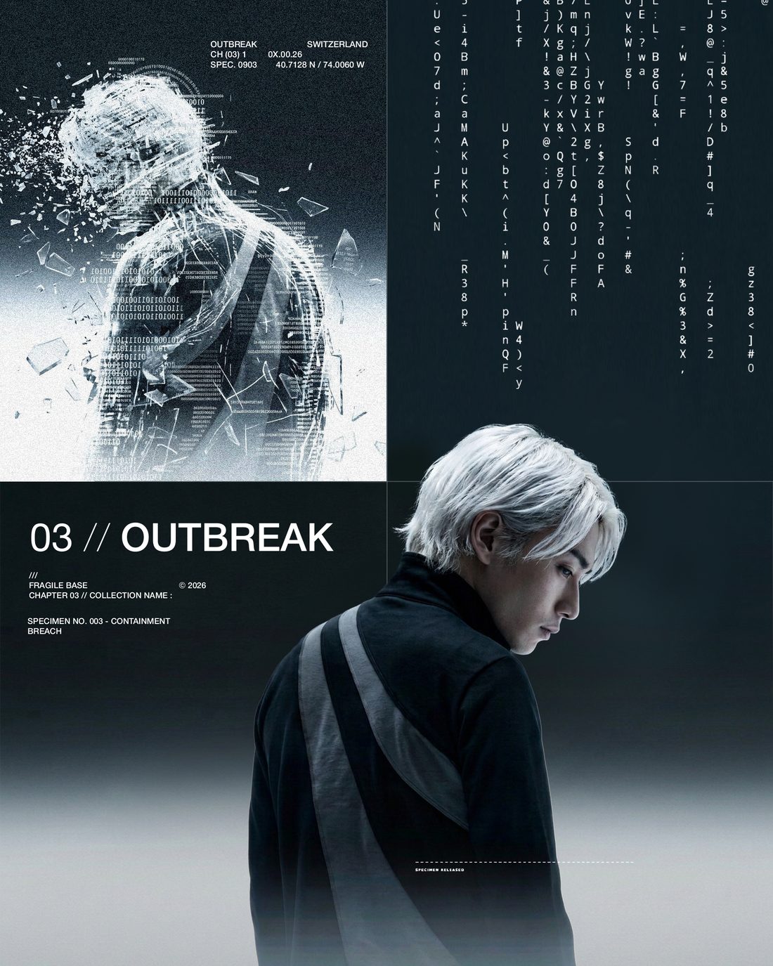 Affiche 03 Outbreak, silhouette en noir