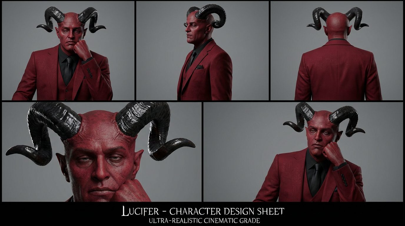 Planche de recherche du personnage