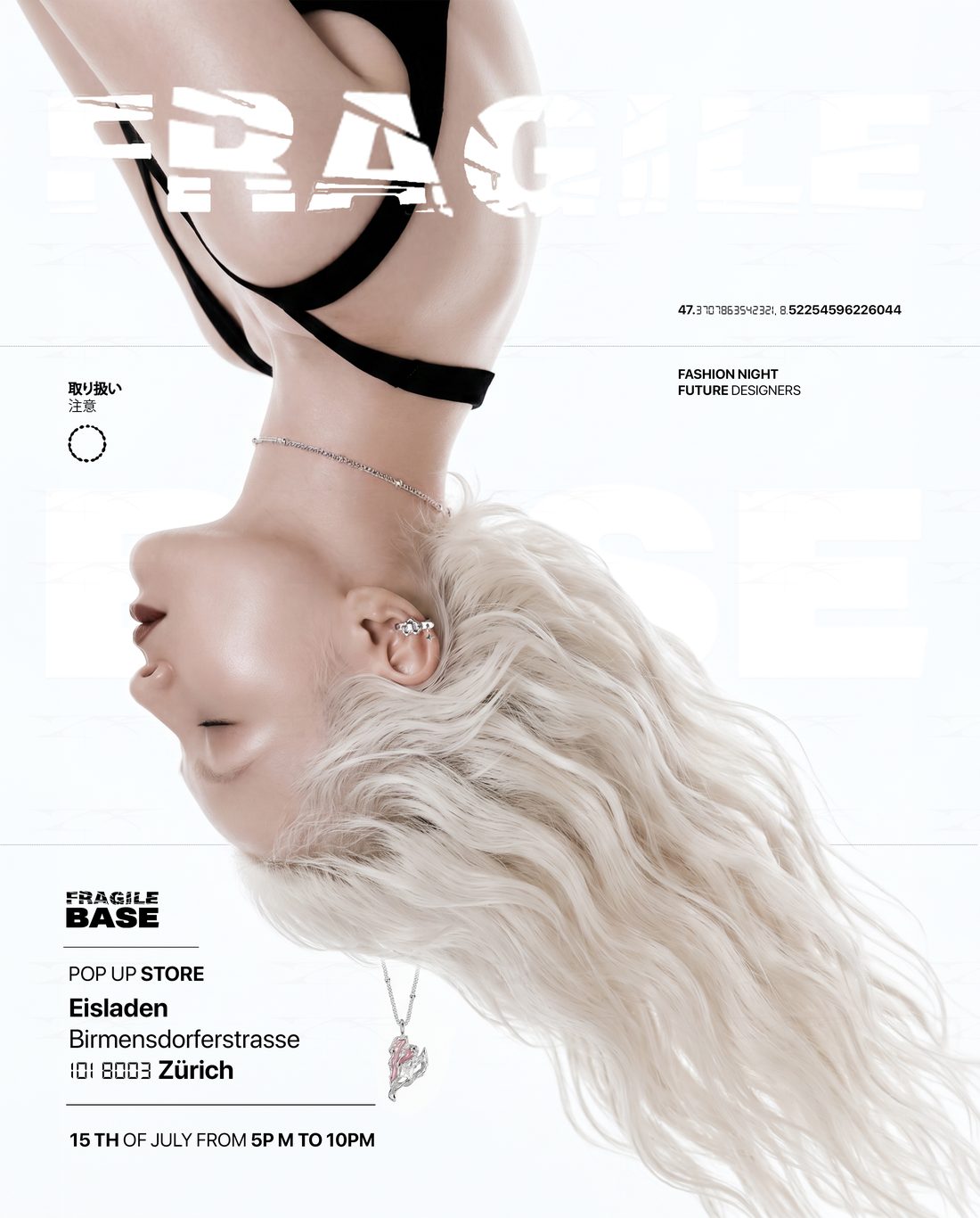 Déclinaison de l'affiche du pop-up de Zurich